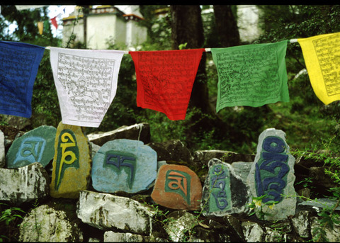 india - tibetan prayer flags in dharamshala.jpg